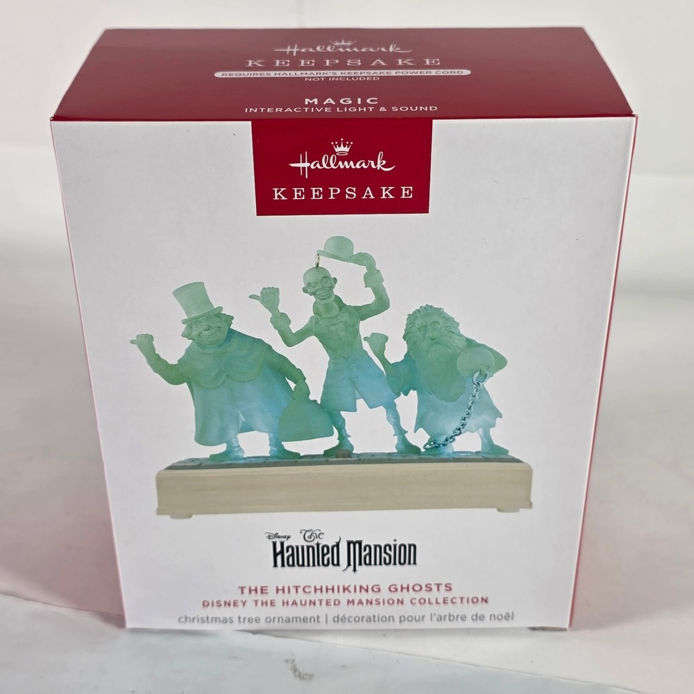 Hallmark Keepsake Disney The Haunted Mansion Hitchhiking Ghosts Ornament New